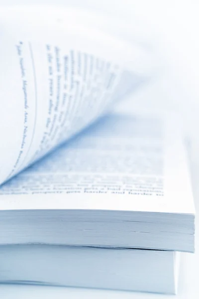 Closeup of open book pages — Stock Photo, Image
