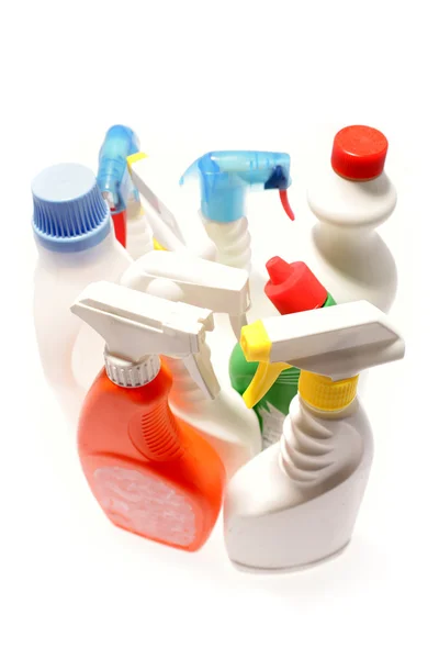 Limpieza de botellas — Foto de Stock