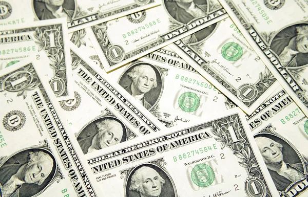 Amerikan banknotlar closeup — Stok fotoğraf