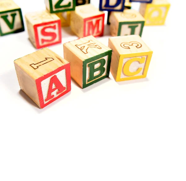 Alphabet blocks — Stock Photo, Image