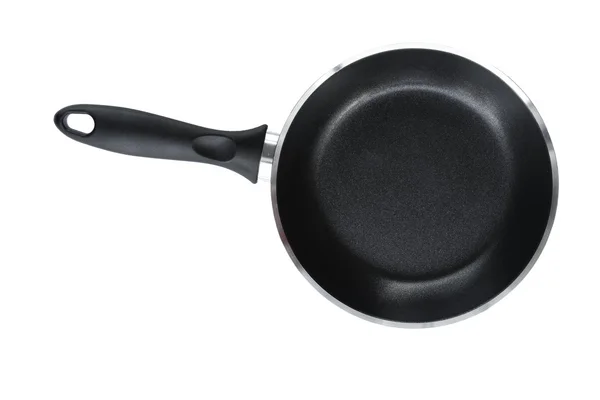 Frying pan isolated on plain background — Stock Photo, Image