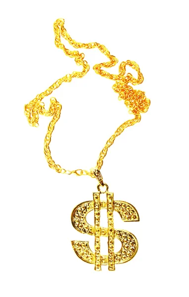 Dollar-Halskette — Stockfoto