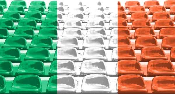 stock image Ireland Flag Pattern on Seat