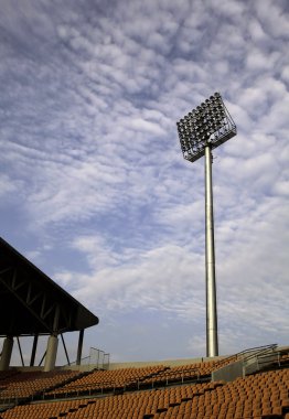 çağdaş stadyum koltuğu ışık ve çatı