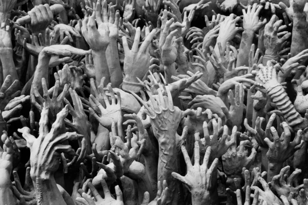 Mãos do inferno — Fotografia de Stock