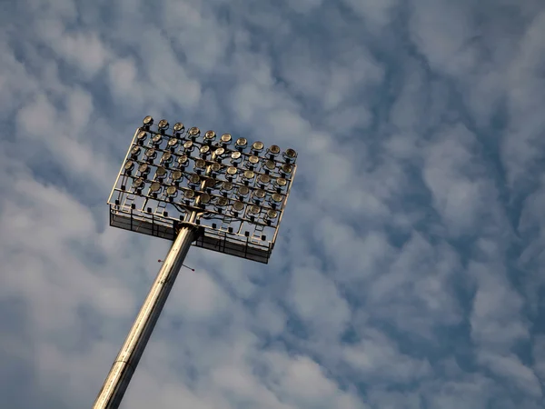 Stadium light on skies — Stock Photo, Image