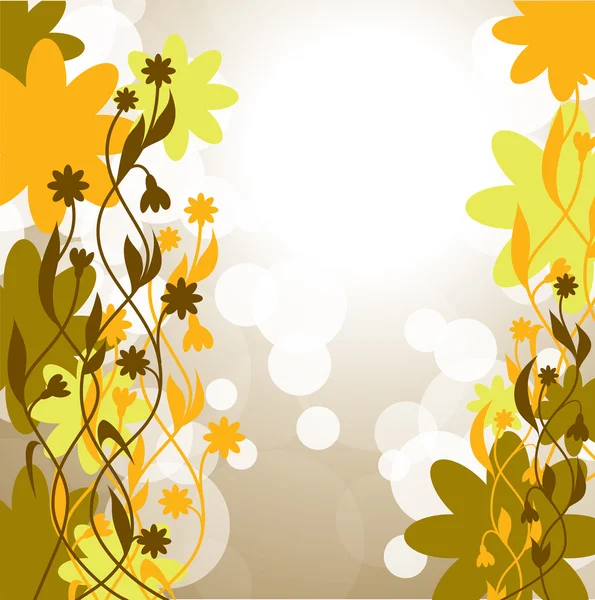 Abstrakter floraler Hintergrund. Vektorformat eps10. — Stockvektor