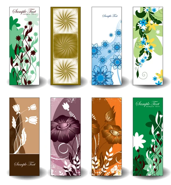 Vector Floral Banners. — Stockvector