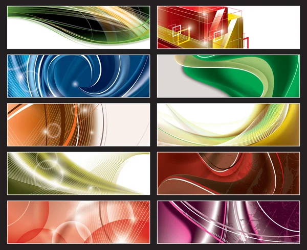 Stock vector Abstract Vector Banners.