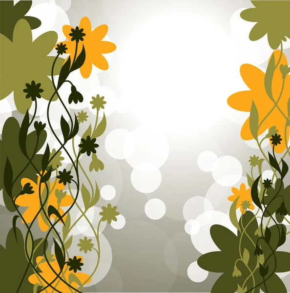 Blumen. Abstrakter Hintergrund. Vektorformat eps10. — Stockvektor