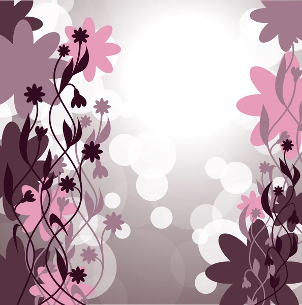 Bloemen. abstracte achtergrond. vector eps10 formaat. — Stockvector