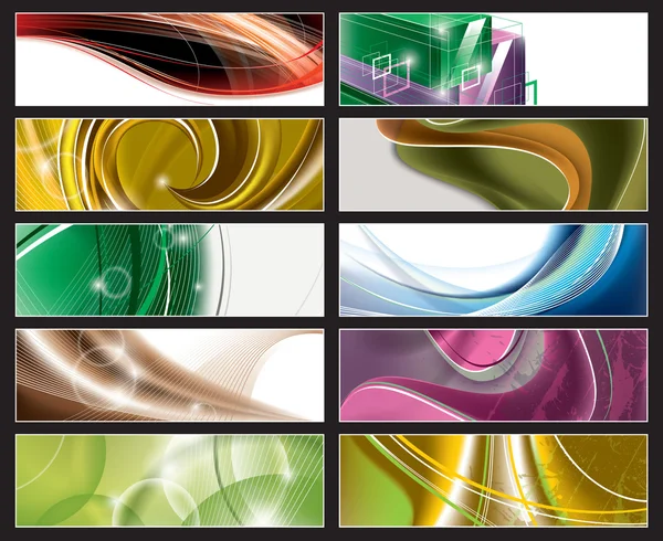 Abstract Vector Banners. — Stock Vector