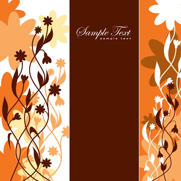 Abstract Floral Background. Eps10 Format. — Stock Vector