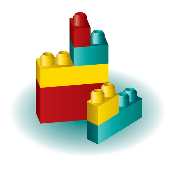 Speelgoed. Blocks.vector eps10. — Stockvector