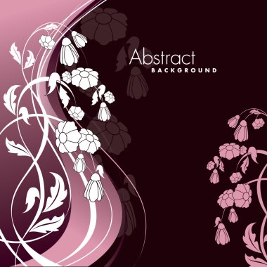 Vector floral arka plan. eps10 biçimi.