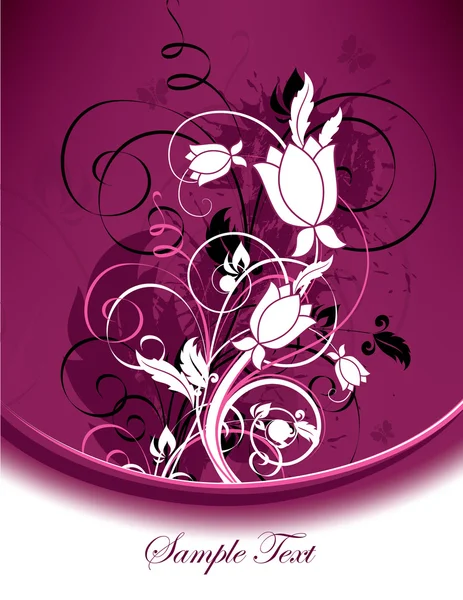 Vector Floral Background. Format Eps10 . — Image vectorielle