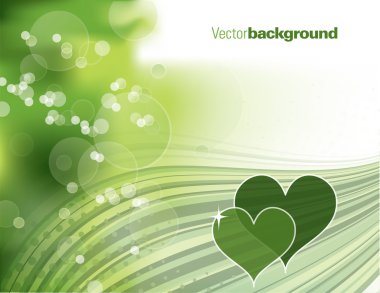 Vector Background. Hearts. Eps10 Format.