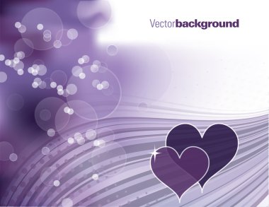 Vector Background. Hearts. Eps10 Format.