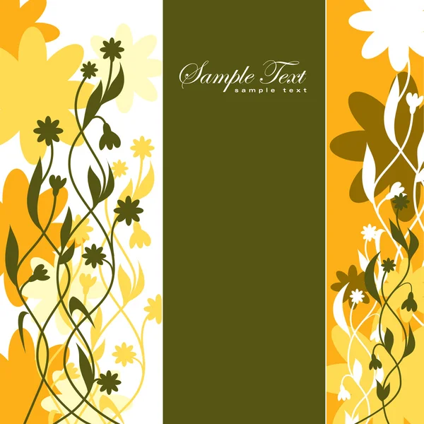 Vector Floral Background. Eps10 Format. — Stock Vector