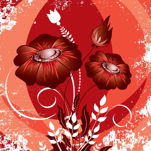 Abstrakter floraler Hintergrund. eps10-Format. — Stockvektor