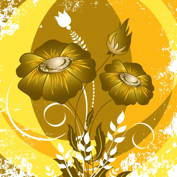 Résumé Floral Background. Format Eps10 . — Image vectorielle
