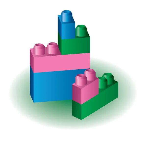 Speelgoed. Blocks.vector eps10. — Stockvector