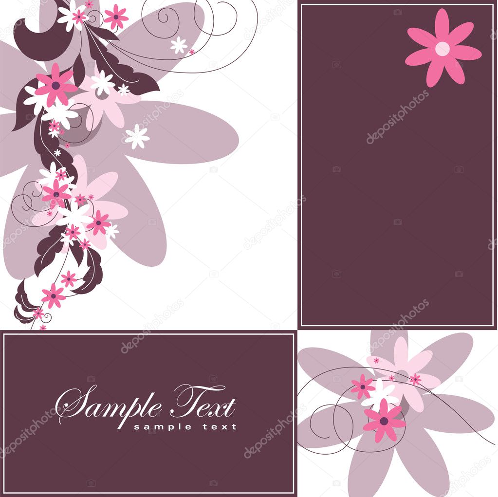 Vector Floral Background. Eps10 Format.
