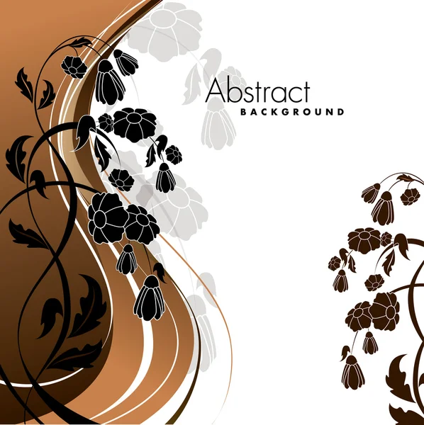 Abstrakt floral bakgrund. eps10 format. — Stock vektor