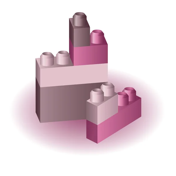 Speelgoed blocks.vector eps10. — Stockvector