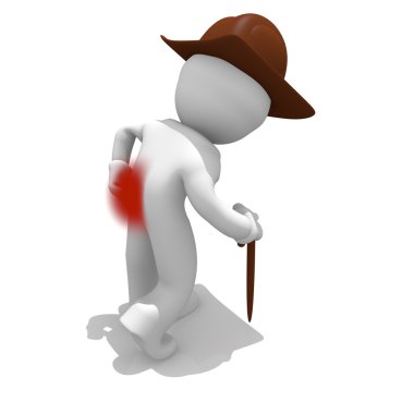 Back pain clipart