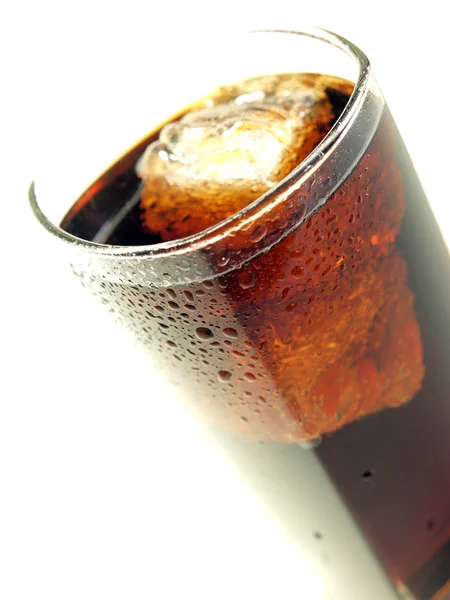 stock image Glass of cola