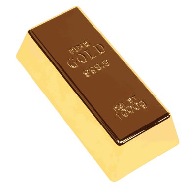 Fine gold bar clipart