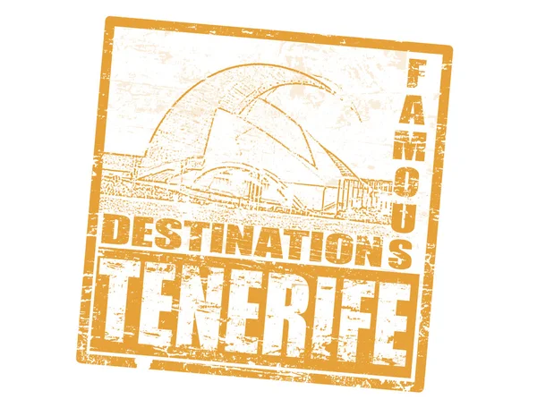 Timbro Tenerife — Vettoriale Stock
