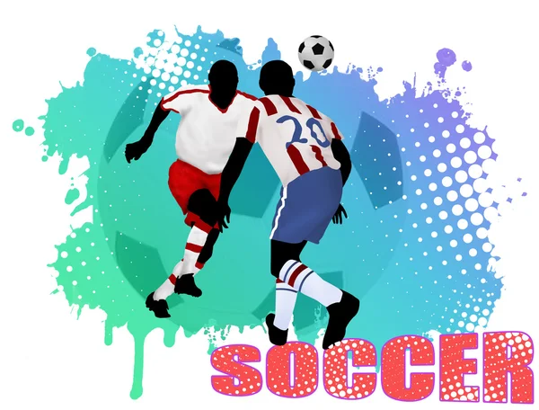 Футбольный плакат — стоковый вектор