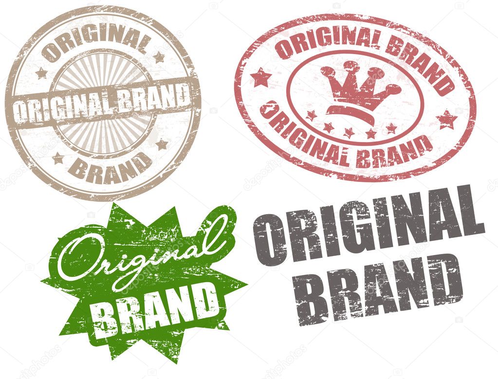 Original brand stamps