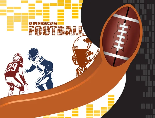 American football poster background — Stock Vector