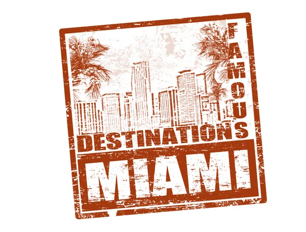 Timbre Miami — Image vectorielle