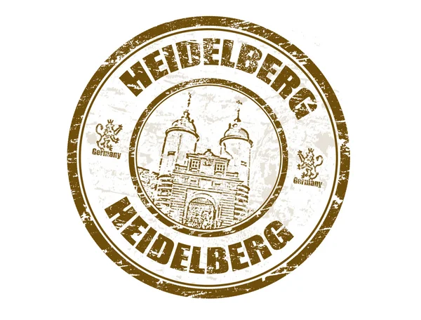 Heidelberg-Marke — Stockvektor