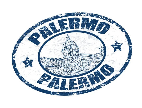 Palermo stamp — Stock Vector