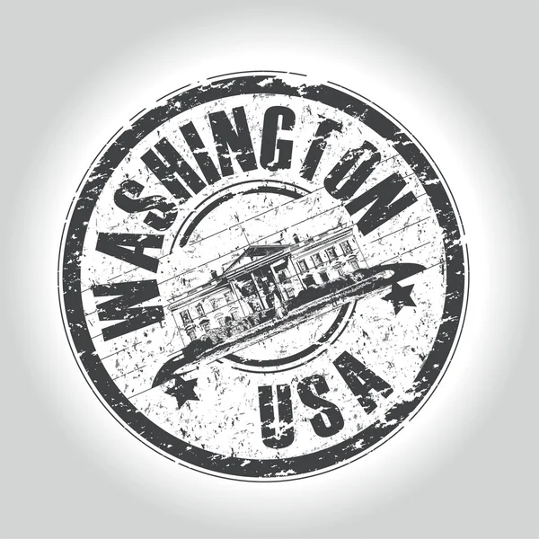 Timbre de Washington — Image vectorielle