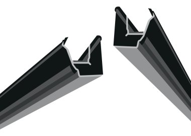 Black guttering clipart