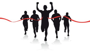 A group of runner