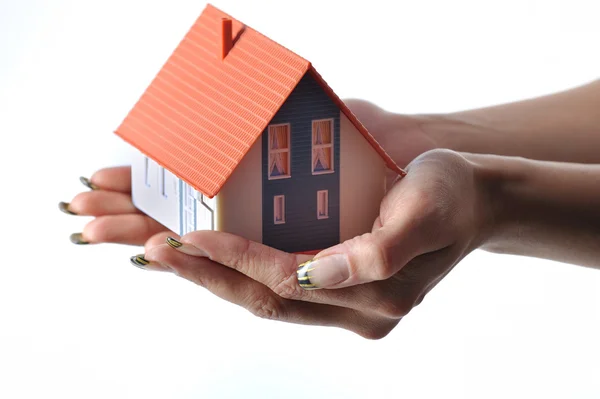 House in the hands Royalty Free Stock Images