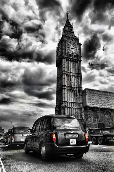 ロンドンのタクシー ストック写真