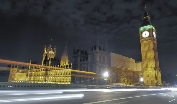 Big Ben en la noche Fotos de stock libres de derechos
