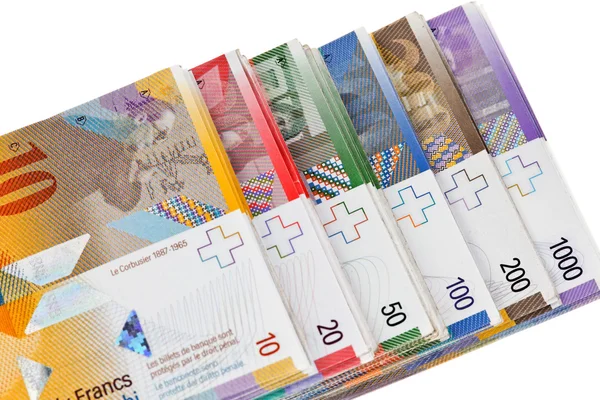 Швейцарский франк — стоковое фото