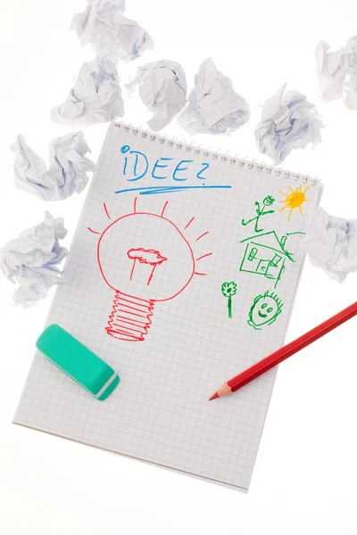 Incidensen och idéer med lampa. symbolen på en z — Stockfoto