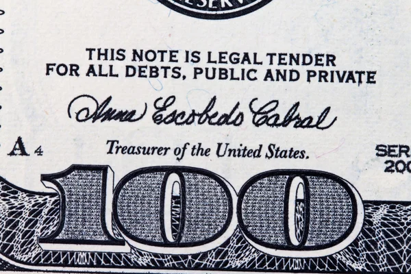 Dollar bankbiljetten. detail — Stockfoto