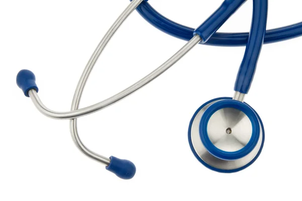 En läkare stetoskop. isolerad på vita bak — Stockfoto