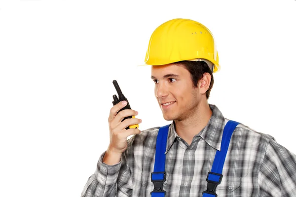 Junge Handwerker - Klempner - Bauarbeiter — Stockfoto